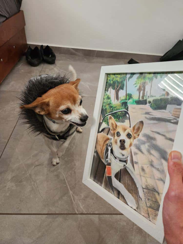 דיוקן פנים ציור בהזמנה אישית בעפרונות צבעוניים עבודת יד של רותם בן ישי