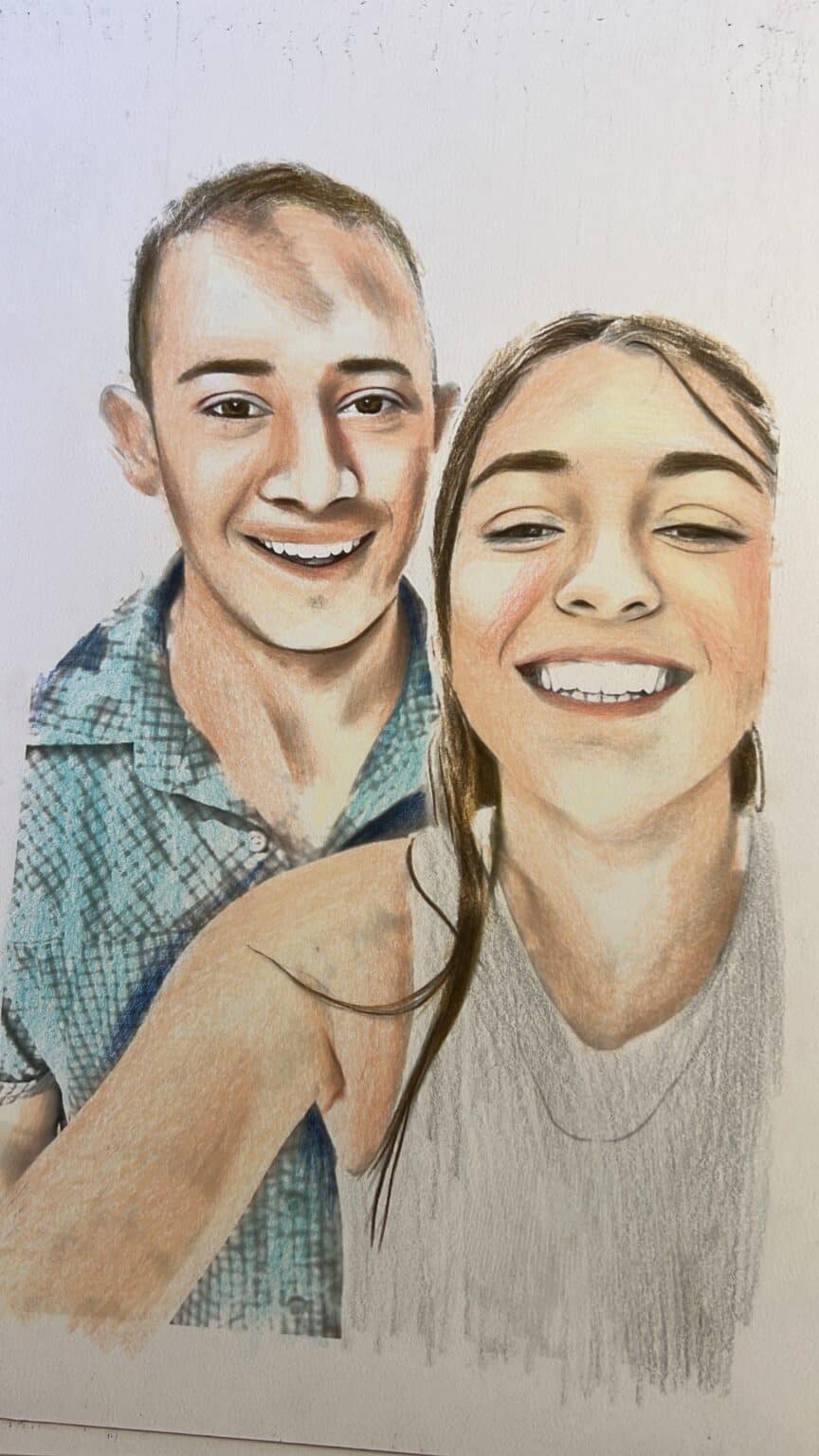 ציור בהזמנה אישית- ציור זוגי