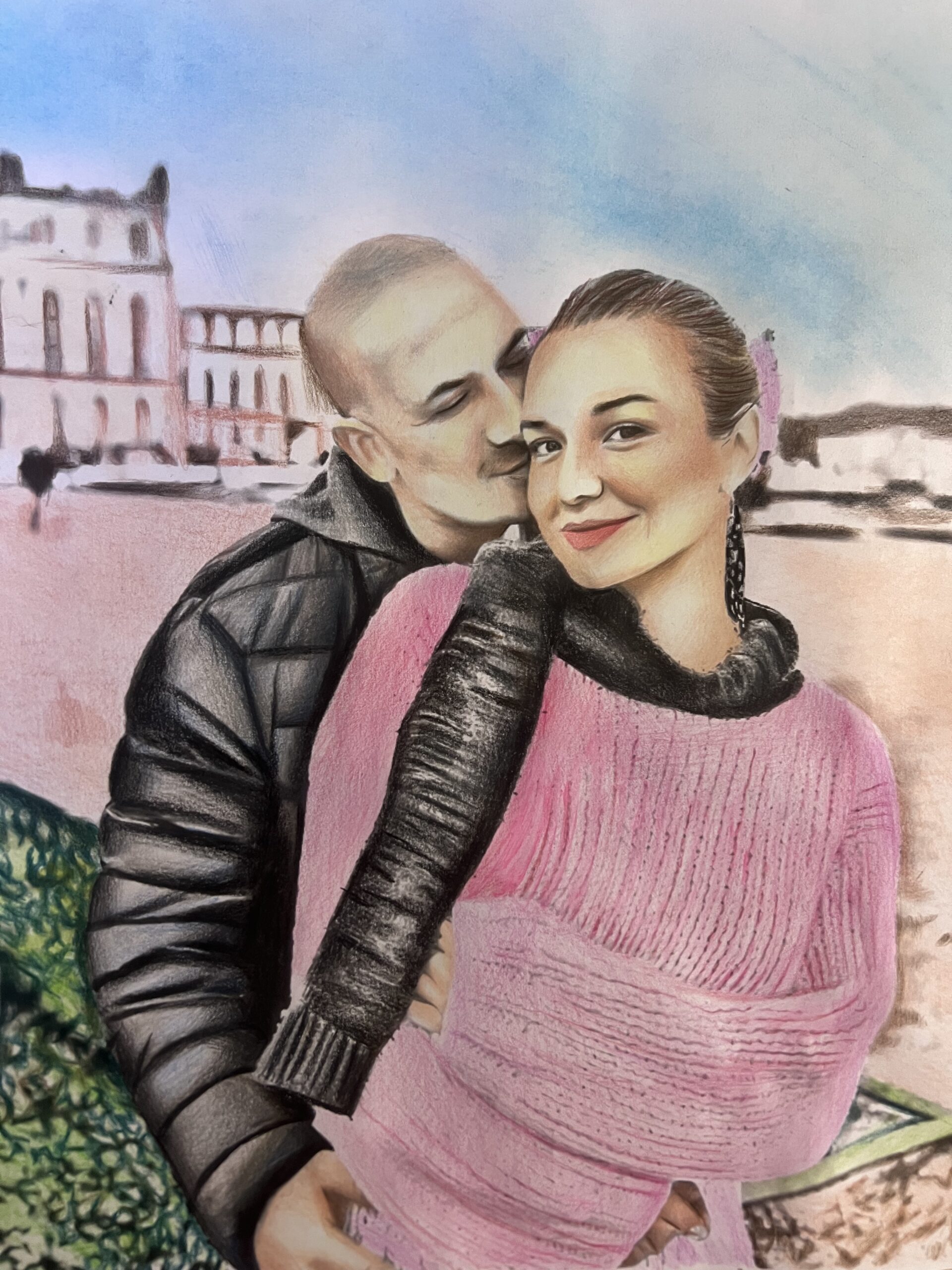 ציור בהזמנה אישית- ציור זוגי