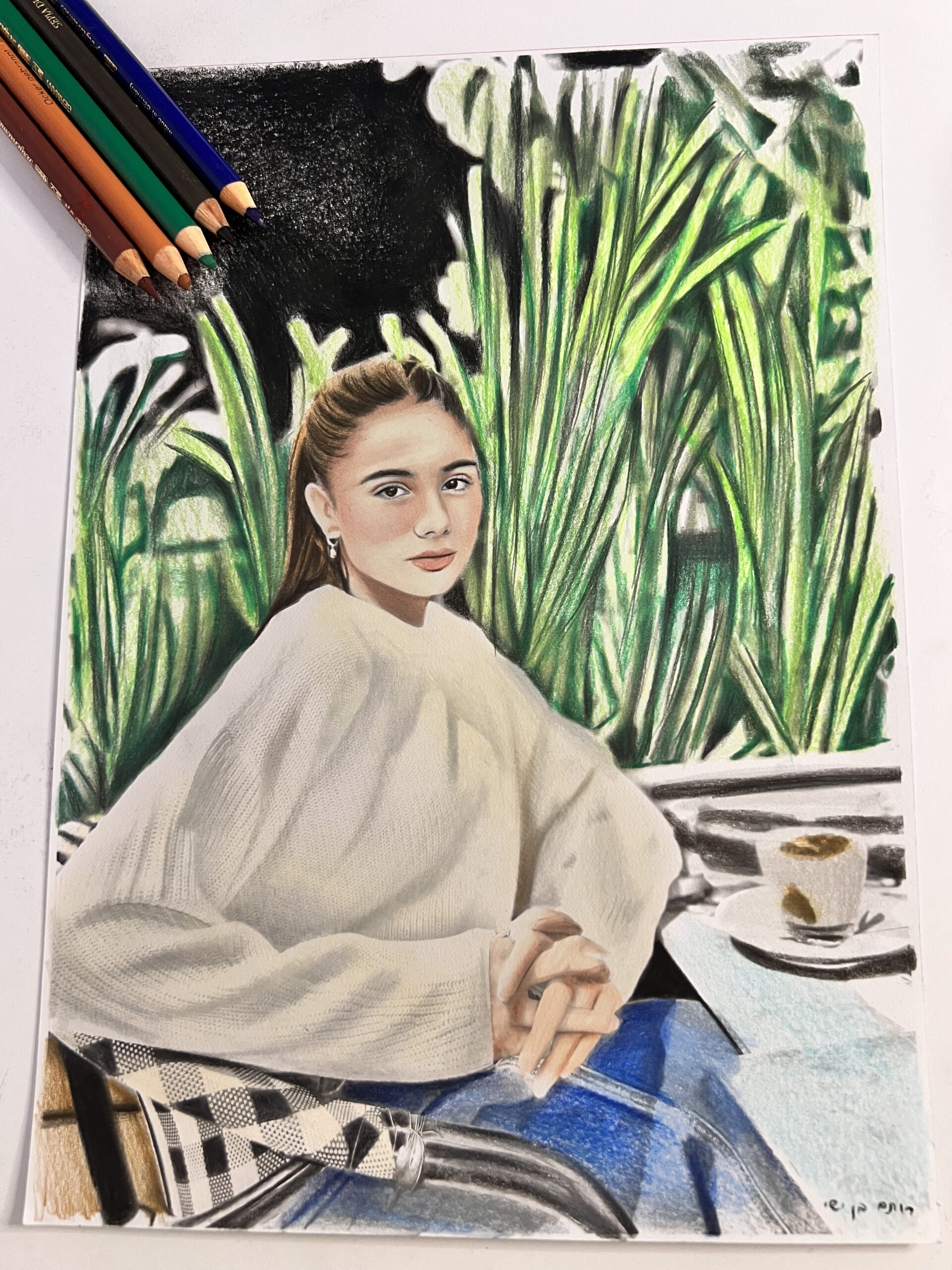 ציור בהזמנה אישית- דיוקן בעיפרון