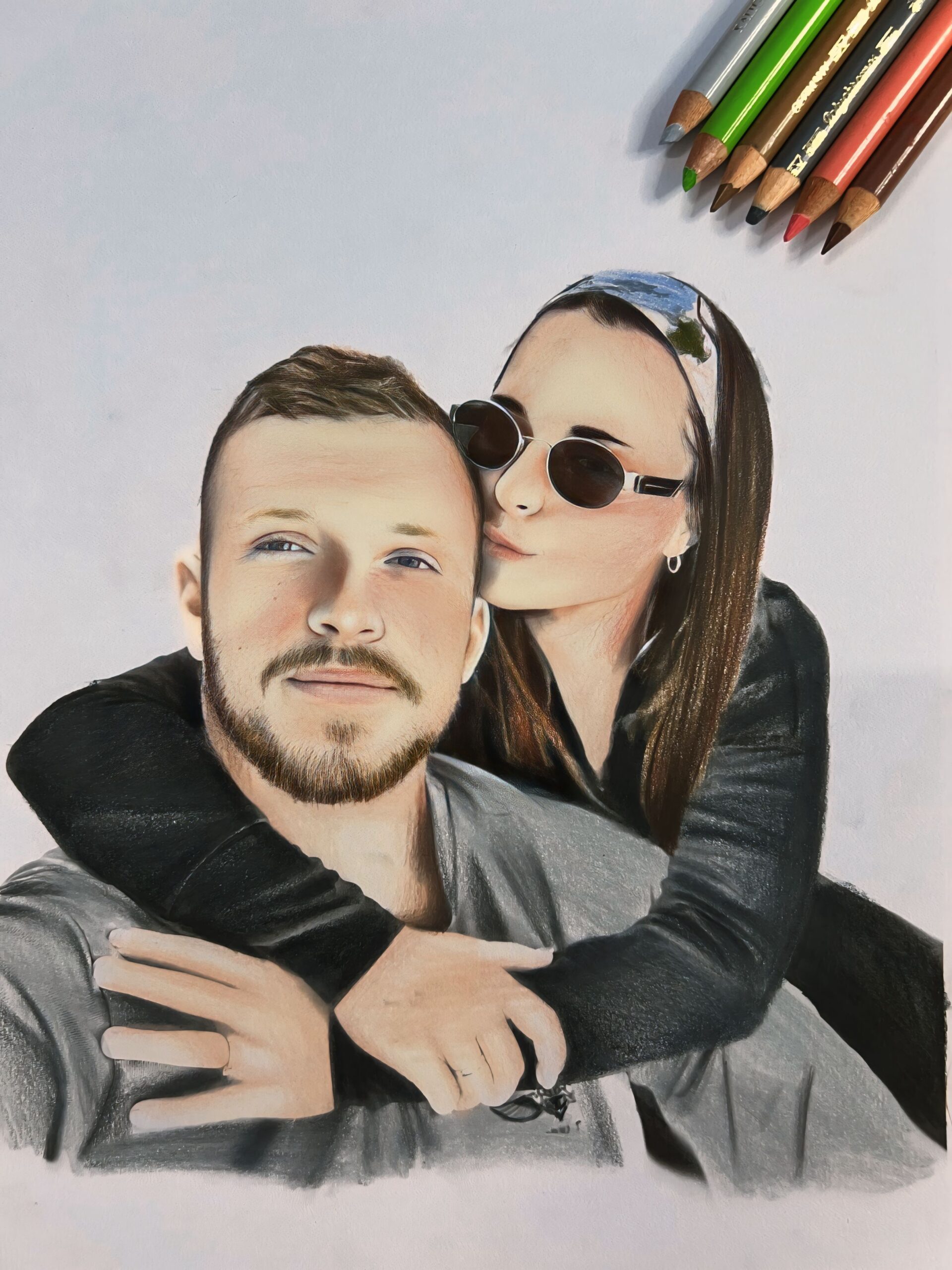 ציור בהזמנה אישית- ציור זוגי