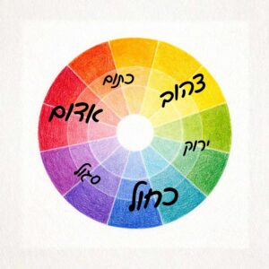 גלגל הצבעים- על תאורית הצבע, הסבר על צבעי יסוד, צבעים משלימים ומשניים
